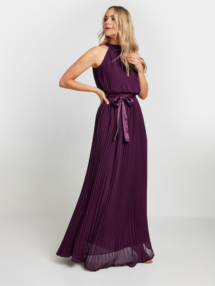 Long Tall Sally Plissiertes Neckholder-Kleid - Bild 1 von 5 Long Tall Sally Plissiertes Neckholder-Kleid - Bild 1 von 5