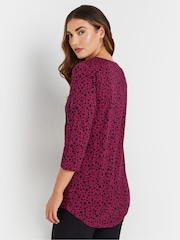Long Tall Sally Pintuck Henley-Tops mit 3/4-Ärmeln, aus 100 % Baumwolle, Tops im 2er-Pack - Bild 5 von 8