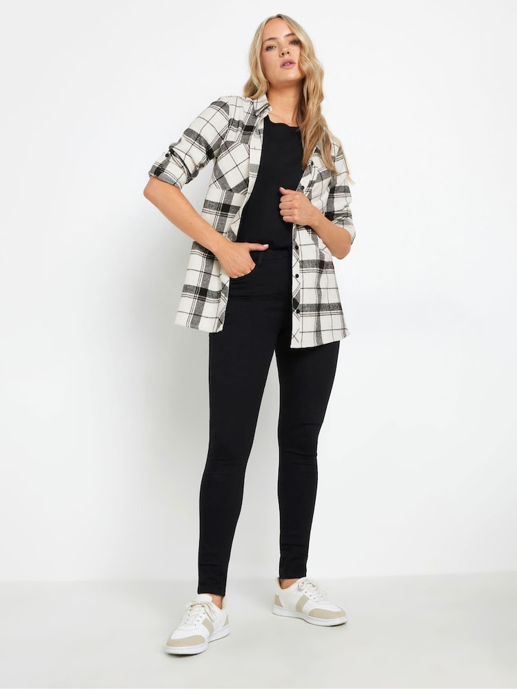 Creme - Long Tall Sally – kariertes Hemd aus 100 % Baumwolle - Bild 2 von 5 Creme - Long Tall Sally – kariertes Hemd aus 100 % Baumwolle - Bild 2 von 5