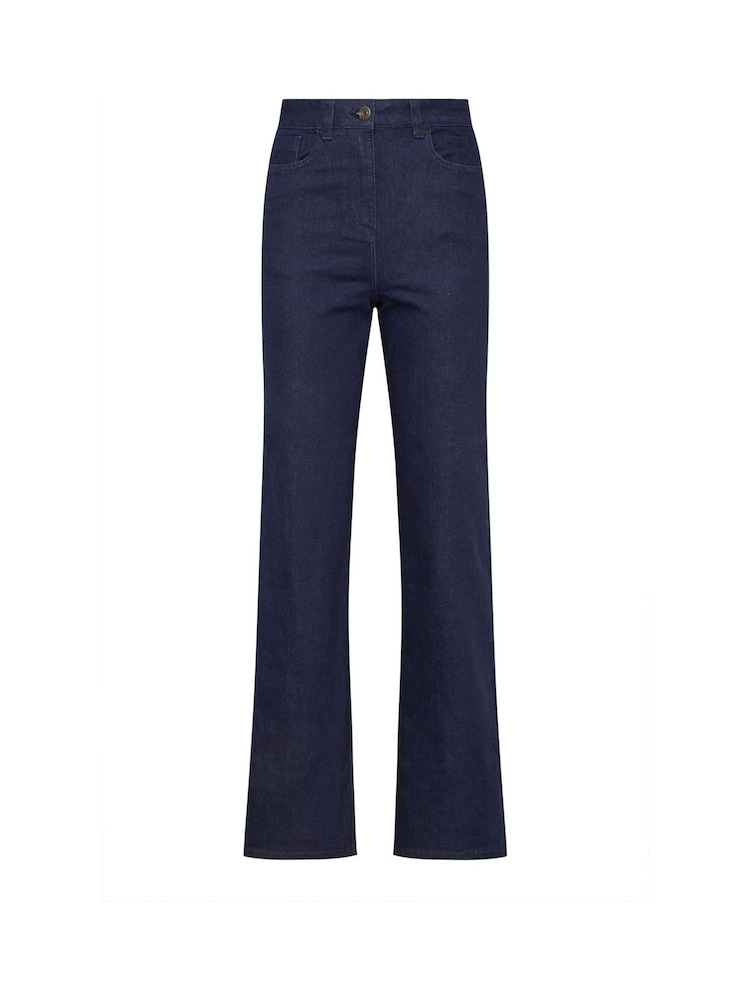 Long Tall Sally Blue Wide Leg Jeans - Image 5 of 5