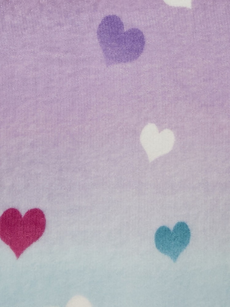 Juego de funda nórdica de felpa abrigada con diseño degradado de corazón de Bedlam - Imagen 4 de 4 Juego de funda nórdica de felpa abrigada con diseño degradado de corazón de Bedlam - Imagen 4 de 4