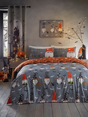 Bedlam Grey Scary Gonks Glow in the Dark Duvet Cover Set - Image 1 of 4