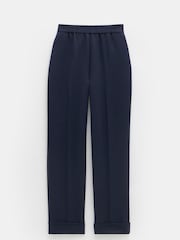 Hush Blue Slim Pull On Suit Trousers - Image 5 of 5