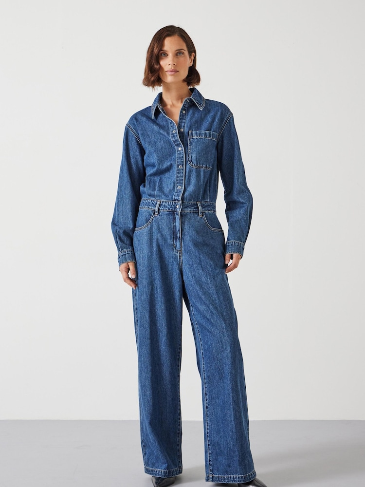 Hush Evelyn 100% Cotton Jumpsuit - Imagen 1 de 3