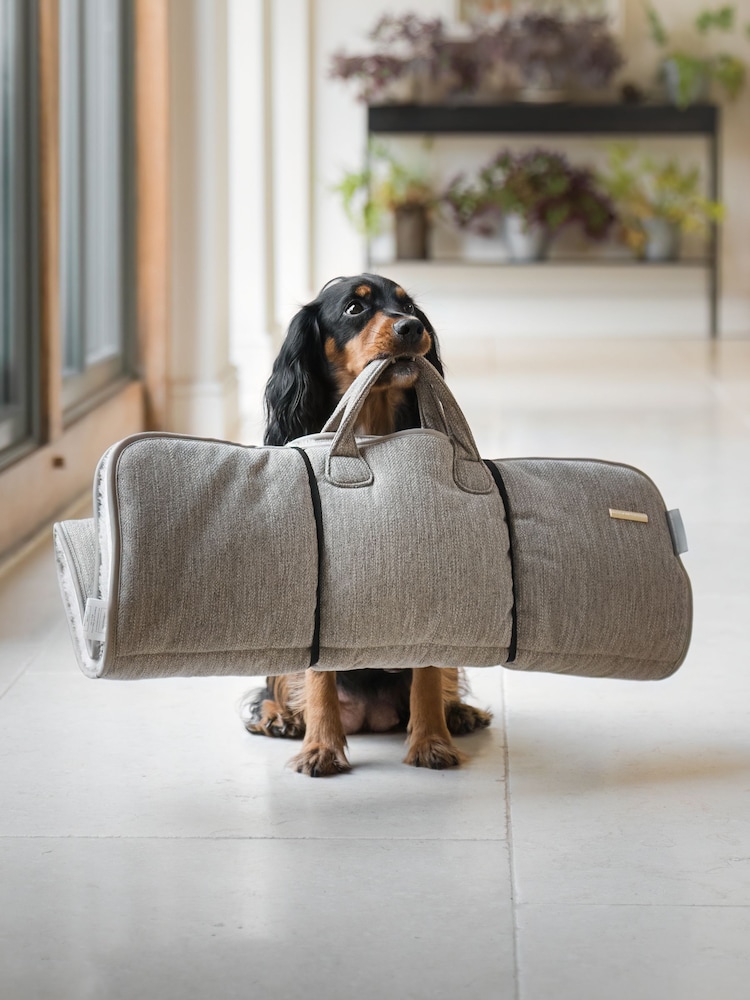 Lords and Labradors Grey Roll & Go Pet Travel Mat - Image 1 of 4
