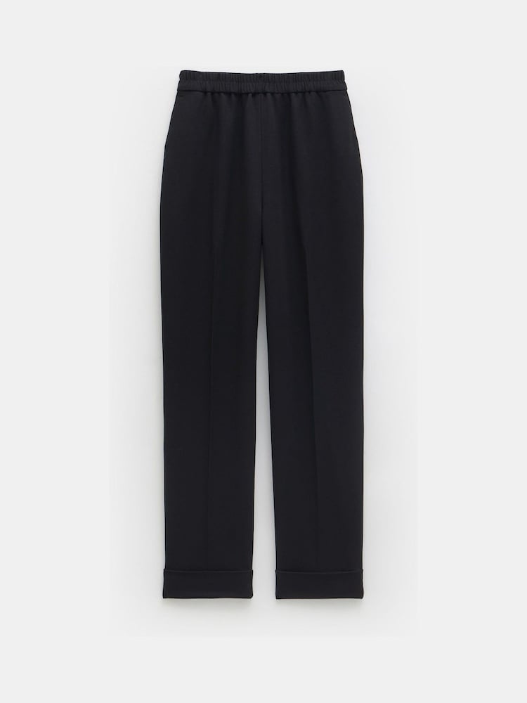Hush Black Slim Pull On Suit Trousers - Image 4 of 4