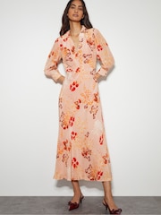 Monsoon Pink Elise Shirt Dress - Image 1 of 5