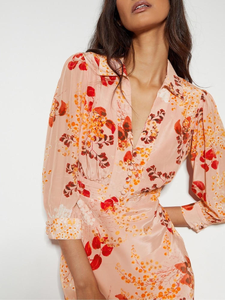 Monsoon Pink Elise Shirt Dress - Image 2 of 5