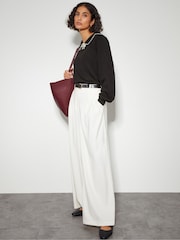 Monsoon Black Clara Collar Jumper - Image 3 of 5