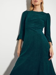 Monsoon Blue Sally Stretch Corduroy Dress - Image 4 of 5