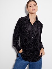 Monsoon Black Dee Devore Shirt - Image 1 of 4
