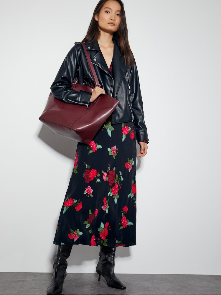Monsoon Black Deven Rose Dress - Image 5 of 5
