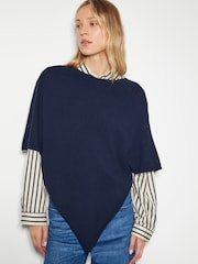 Monsoon Blue Carly Poncho - Image 1 of 4