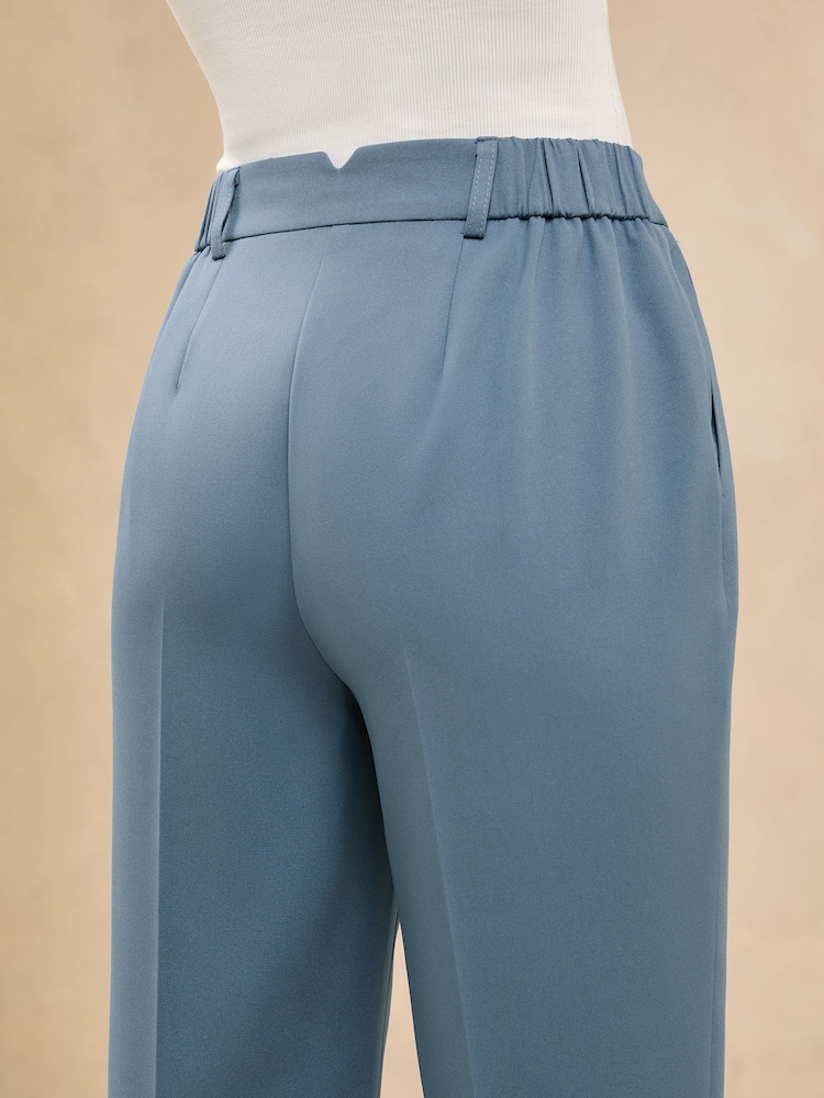 Lipsy Blue Tapered Trousers - Image 4 of 4