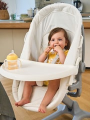 Chicco Grey Baby Hug Pro 5 in 1 Chair Cosy Crib Portable Bassi Highchair - Image 2 of 4