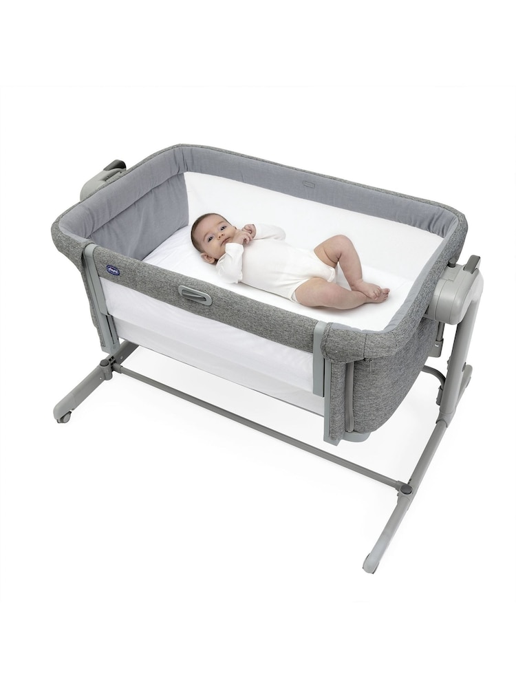 Chicco Dark Grey Next2Me Magic Evo Bedside Crib - Image 5 of 5