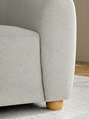 Petite Boucle Light Grey Chester Armchair - Image 2 of 9