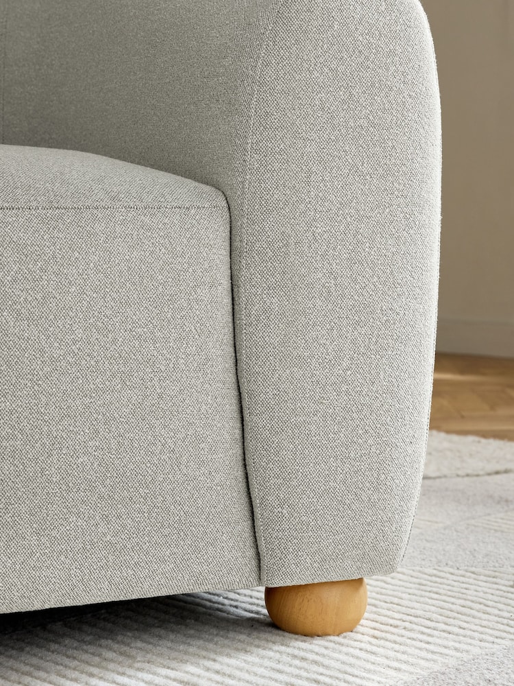 Petite Boucle Light Grey Chester Armchair - Image 2 of 9