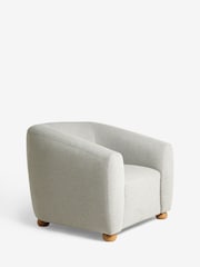 Petite Boucle Light Grey Chester Armchair - Image 3 of 9