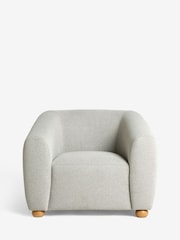 Petite Boucle Light Grey Chester Armchair - Image 6 of 9