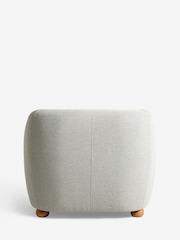Petite Boucle Light Grey Chester Armchair - Image 8 of 9