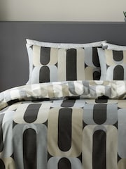 Fusion Charcoal Mulford Check Plush Duvet Cover Set - Image 2 of 4