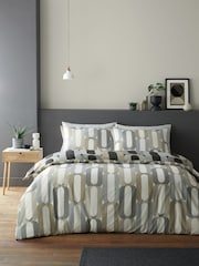 Fusion Charcoal Mulford Check Plush Duvet Cover Set - Image 3 of 4