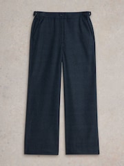 White Stuff Blue Una Tweedy Wide Leg Trousers - Image 5 of 6