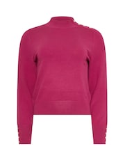 M&Co Pink Petite Turtle Neck Jumper - Image 5 of 5