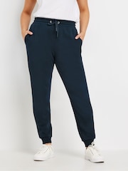 M&Co Blue Cuffed Drawtsring Joggers - Image 1 of 5