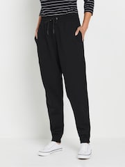 M&Co Black Cuffed Drawtsring Joggers - Image 1 of 6