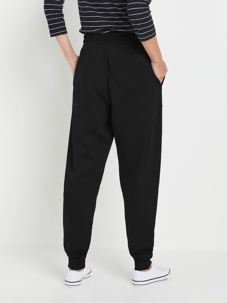 M&Co Black Cuffed Drawtsring Joggers - Image 4 of 6