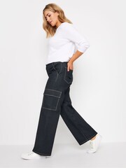 M&Co Blue Cargo Jeans - Image 2 of 6