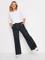 M&Co Blue Cargo Jeans - Image 3 of 6