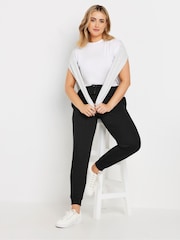 M&Co Black Cuffed Joggers 2 Pack - Image 3 of 7