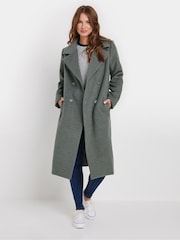 M&Co Grey Tailored Coat - Image 1 of 5