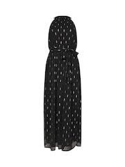 M&Co Black Metallic Choker Maxi Dress - Image 5 of 5