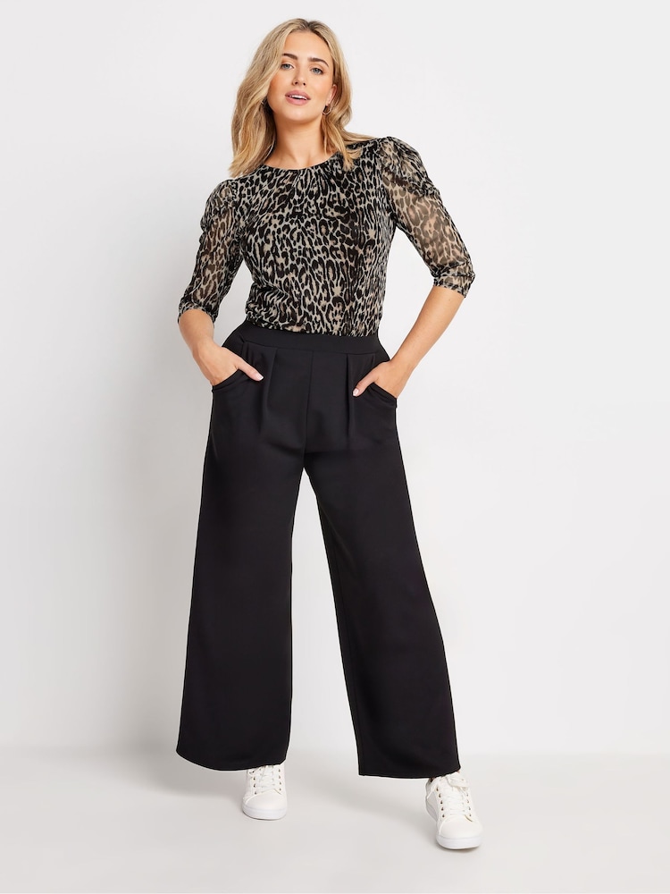 M&Co Mesh Ruched Sleeve Top - Bild 2 von 5 M&Co Mesh Ruched Sleeve Top - Bild 2 von 5