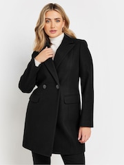 M&Co Black Tailored Coat - Image 1 of 5