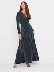 M&Co Black Long Sleeve Brillo Dress - Image 3 of 6