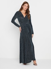 M&Co Black Long Sleeve Brillo Dress - Image 4 of 6