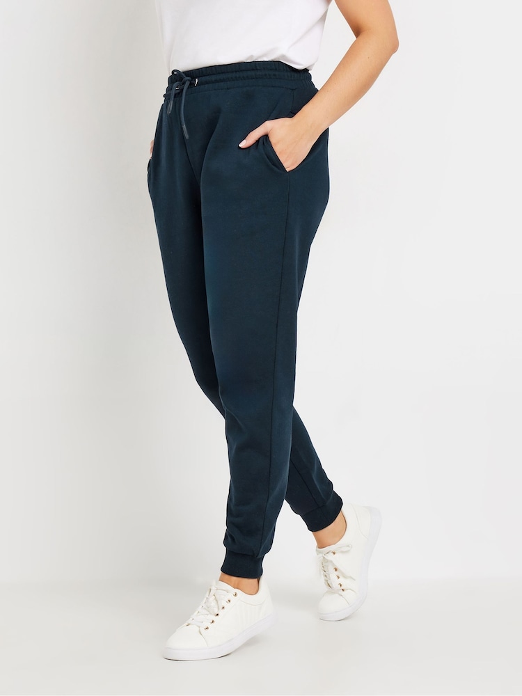 Blue - M&Co Cuffed Joggers 2 Pack - Image 1 of 7