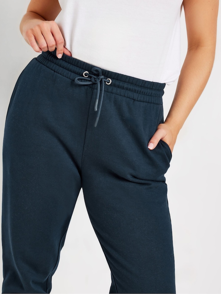 M&Co Blue Cuffed Joggers 2 Pack - Image 4 of 7