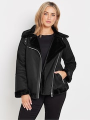 M&Co Black Aviator Jacket - Image 1 of 5