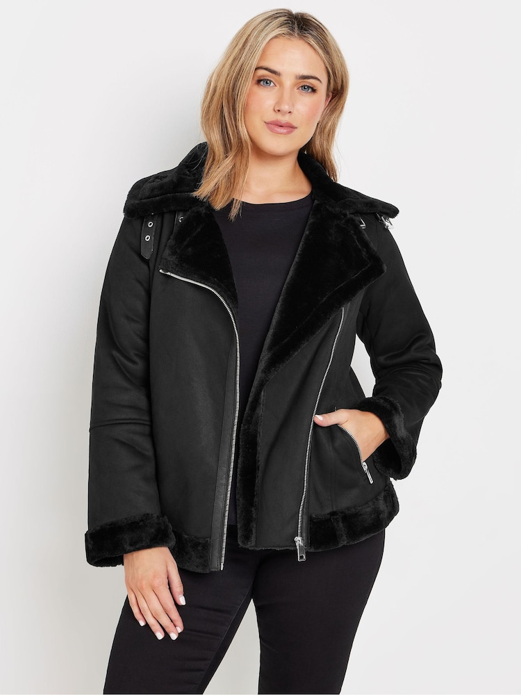 M&Co Black Aviator Jacket - Image 1 of 5