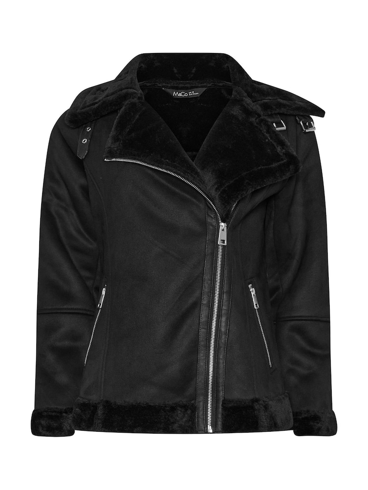 M&Co Black Aviator Jacket - Image 5 of 5