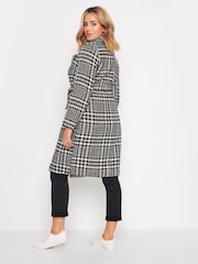 M&Co Black Dogtooth Wrap Coat - Image 4 of 5