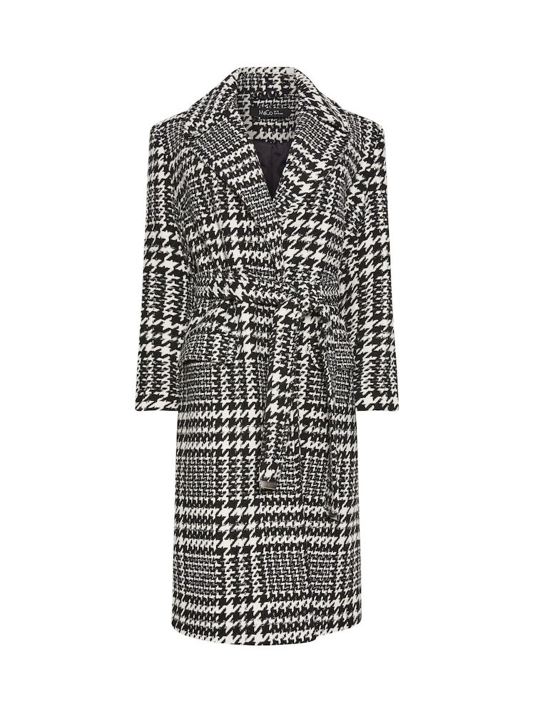 M&Co Dogtooth Wrap Coat - Bild 5 von 5 M&Co Dogtooth Wrap Coat - Bild 5 von 5