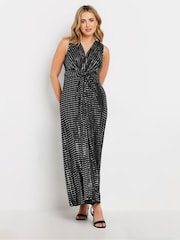 M&Co Black Sequin Sleeveless Brillo Dress - Image 5 of 6
