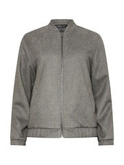 M&Co Grey Suede Bomber Jacket - Image 5 of 5